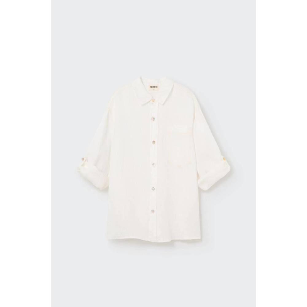 NEW COZMO kid's eric shirt in ivory